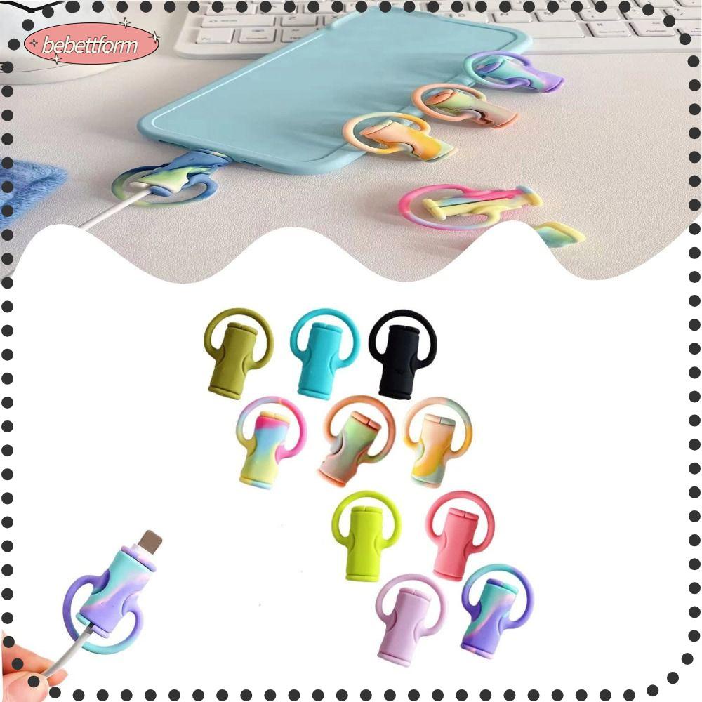 BEBETTERM Phụ Kiện Bảo Vệ Dây Cáp Dữ Liệu Bằng Silicon Chống Đứt Tiện Dụng