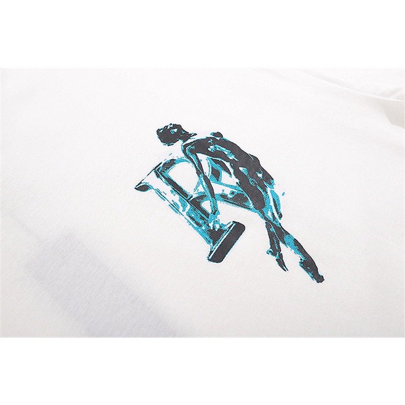 Rep88res88ent88-áo Thun Tay Ngắn In Hình Nữ Thần Kim Loại Mới