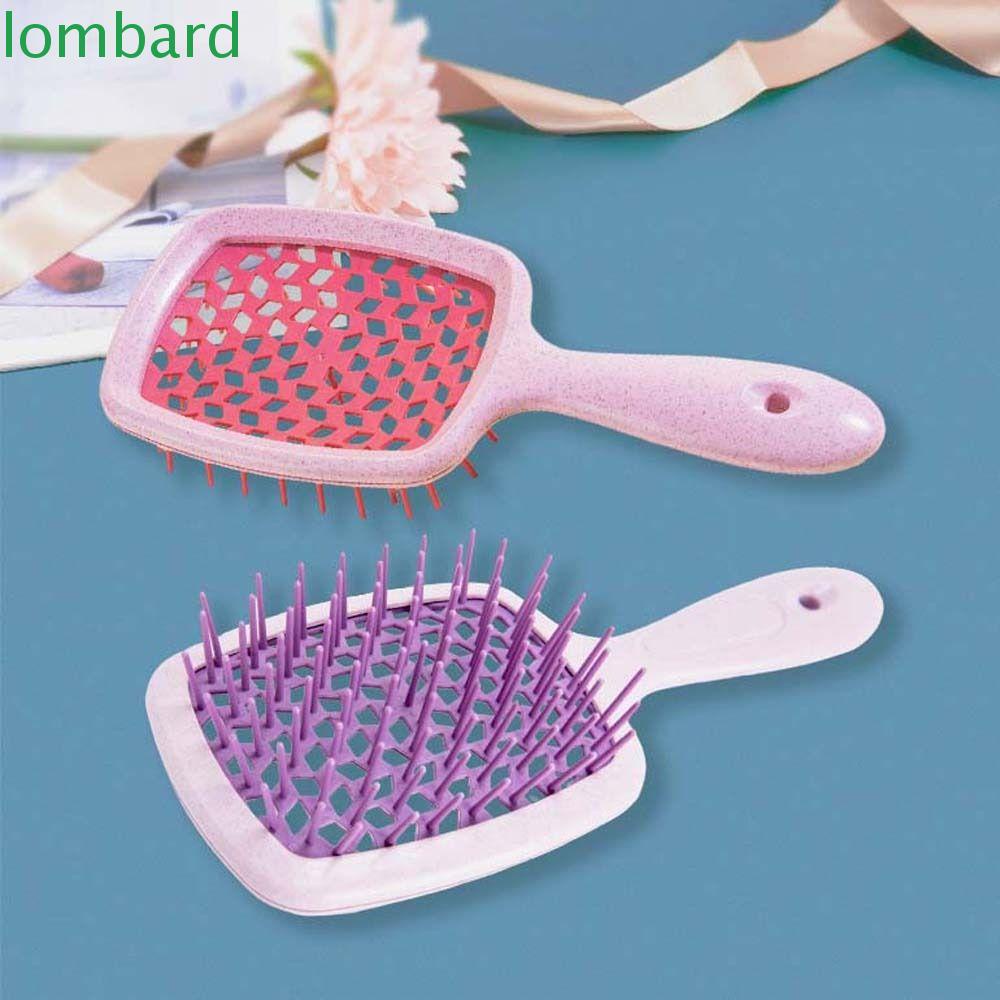 LOMBARD Lược Chải Tóc Mát Xa Da Đầu Tạo Kiểu Răng Thưa Tiện Dụng Cho Nữ