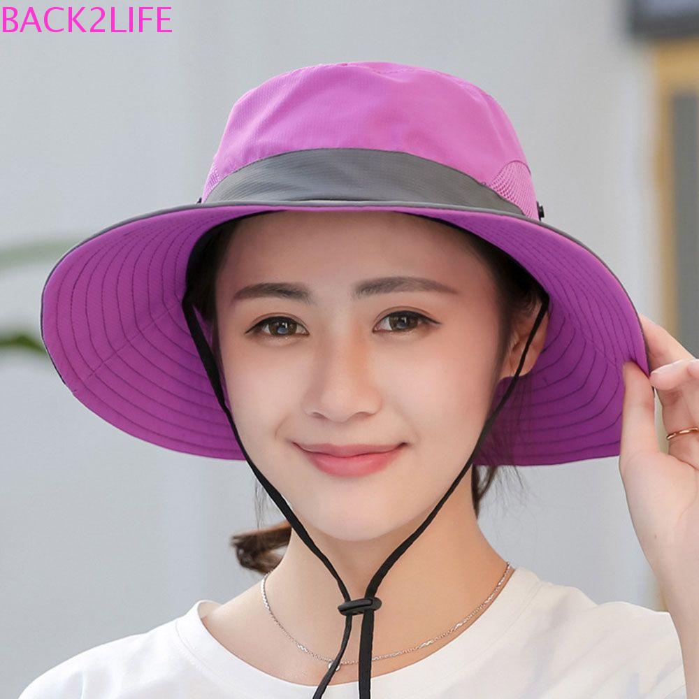 BACK2LIFE Mũ Bucket Chống Nắng Chống Thấm Nước Nhanh Khô Thoáng Khí Có Dây Rút Tiện Dụng