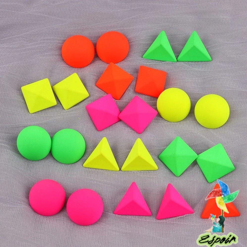 ESPO Bông Tai Hình Tam Giác / Tròn Thời Trang Dành Cho Nữ