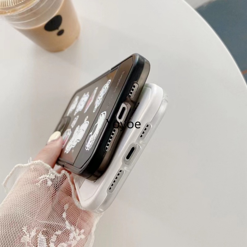 Ốp Điện Thoại Silicon Mềm Chống Sốc Có Giá Đỡ Tàng Hình Hai Màu Cho iPhone 14 Pro Max 13 12 11 XR XS X SE 7 8 Plus