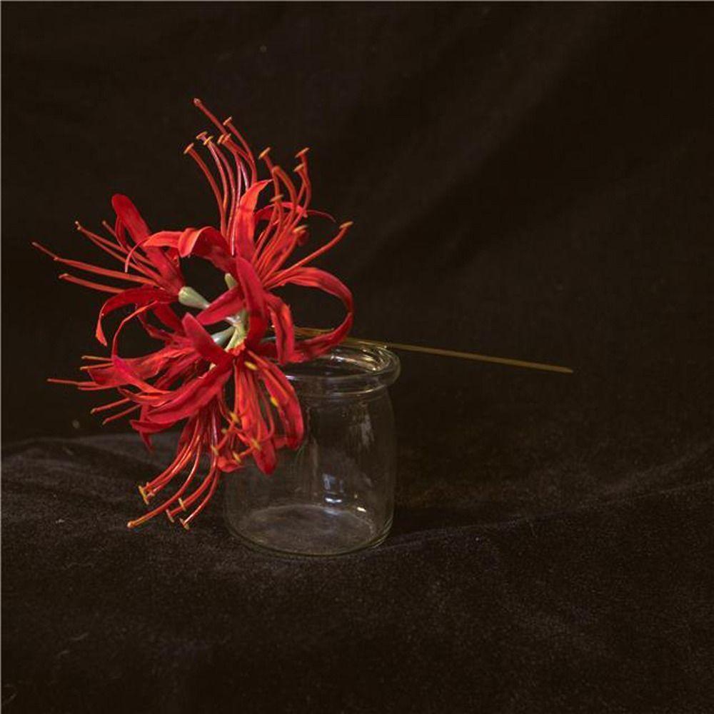 CABEZA Trâm Cài Tóc Lycorisradiata Thủ Công 3D Ngọt Ngào Phong Cách Trung Hoa Cho Bữa Tiệc