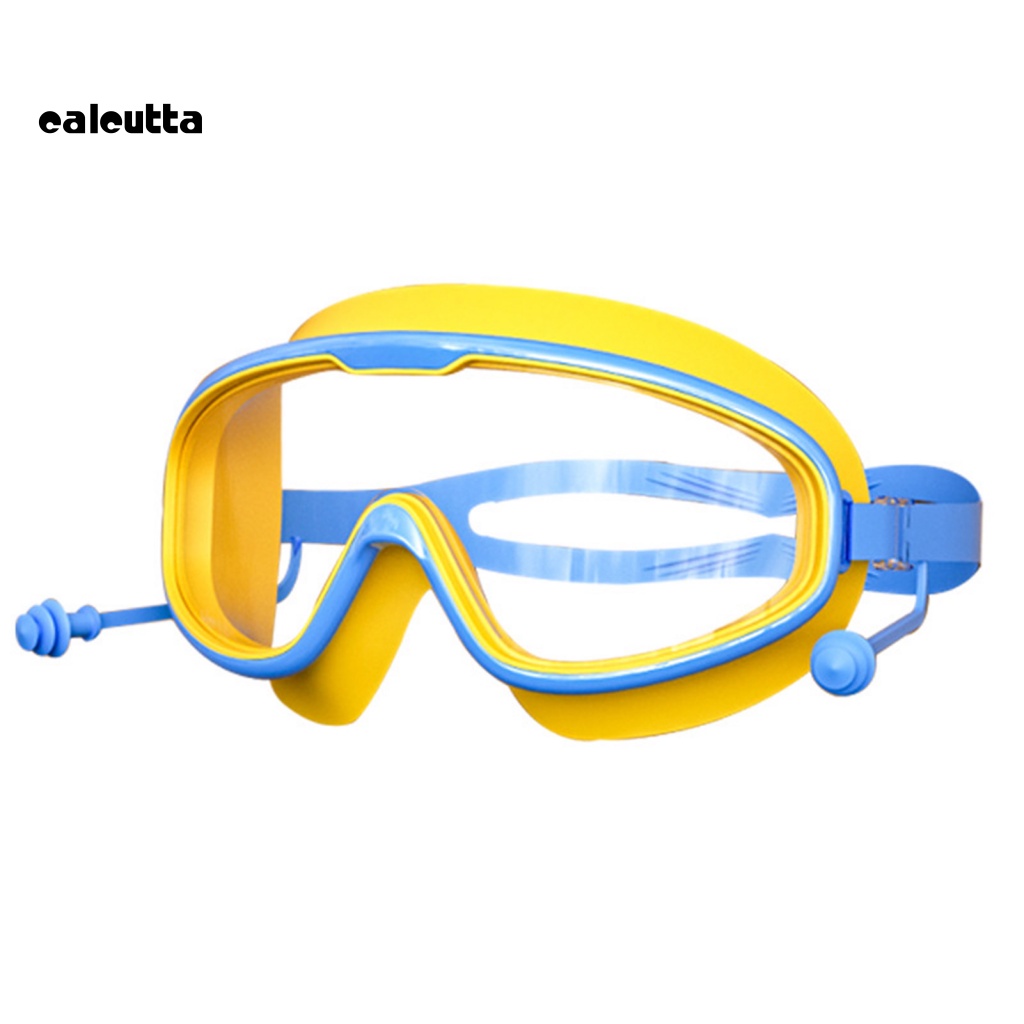 Kính Bơi Kèm Bịt Tai Trong Suốt Chống Rò Rỉ Tiện Dụng Cho Bé