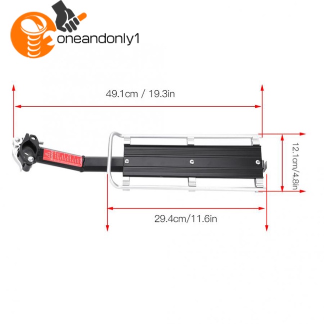 Giá Đỡ Yên Sau Xe Đạp Leo Núi Bằng Hợp Kim Nhôm Chịu Lực Cao