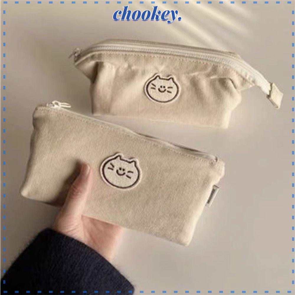 CHOOKEY Túi Đựng Bút Hình Mèo Dễ Thương