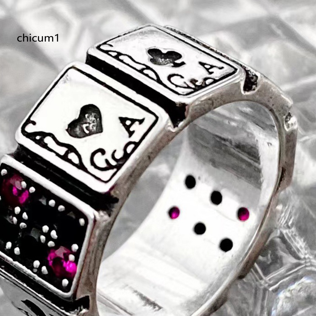 Nhẫn Hở Đính Đá Zirconia Kiểu Vintage Thời Trang Dự Tiệc