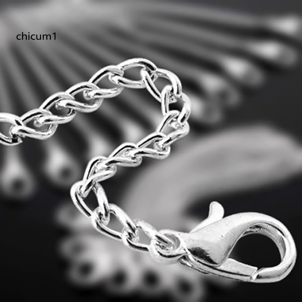 Set 20 Phụ Kiện Nối Dài Trang Sức Mạ Bạc Thời Trang