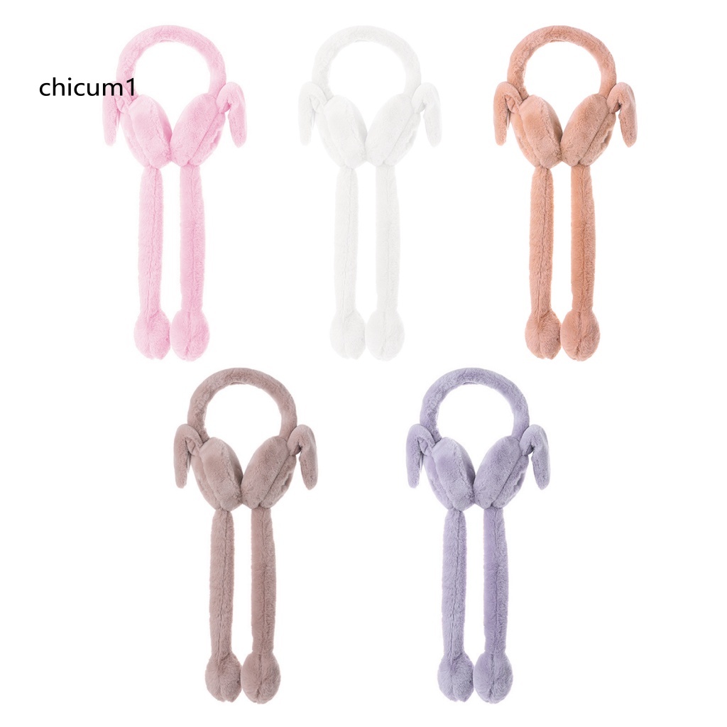 Chụp Tai Giữ Ấm Chống Lạnh Hình Thỏ Dễ Thương