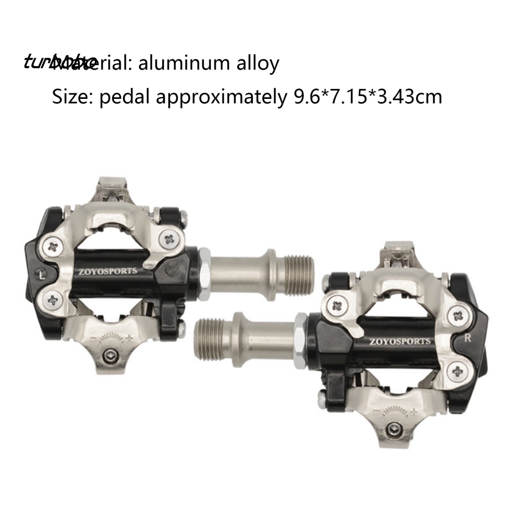 1 Bộ Bàn Đạp Tự Khóa Bằng Hợp Kim Nhôm Độ Bền Cao Chống Rỉ Sét Có Thể Điều Chỉnh Cho Xe Đạp Leo Núi