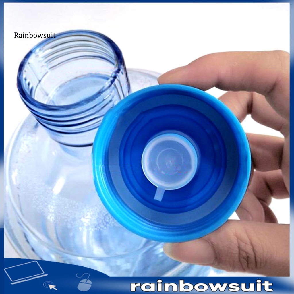 Set 5 Nắp Đậy Bình Nước Chống Văng Có Thể Tái Sử Dụng