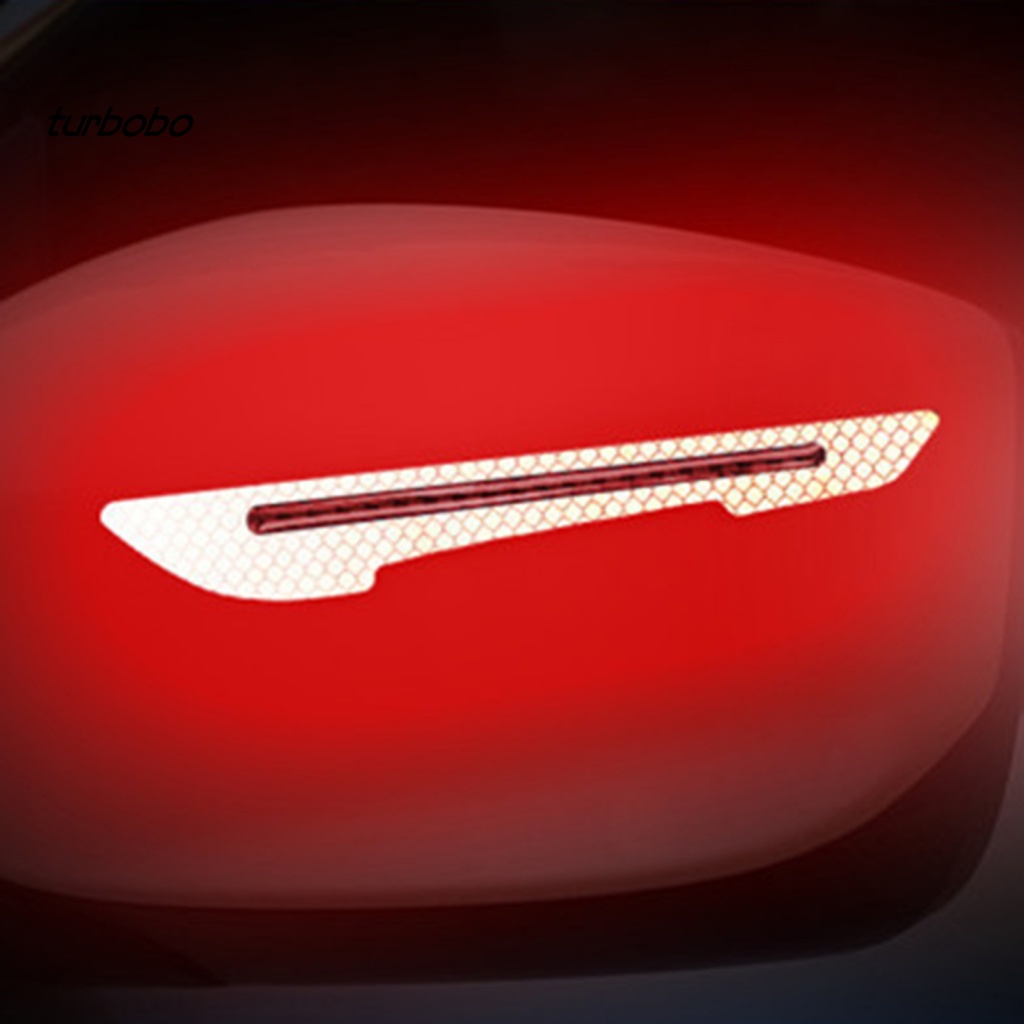 1 Cặp Miếng Dán Chống Va Chạm Tránh Va Chạm Màu Phản Quang Trang Trí Gương Chiếu Hậu Xe Hơi