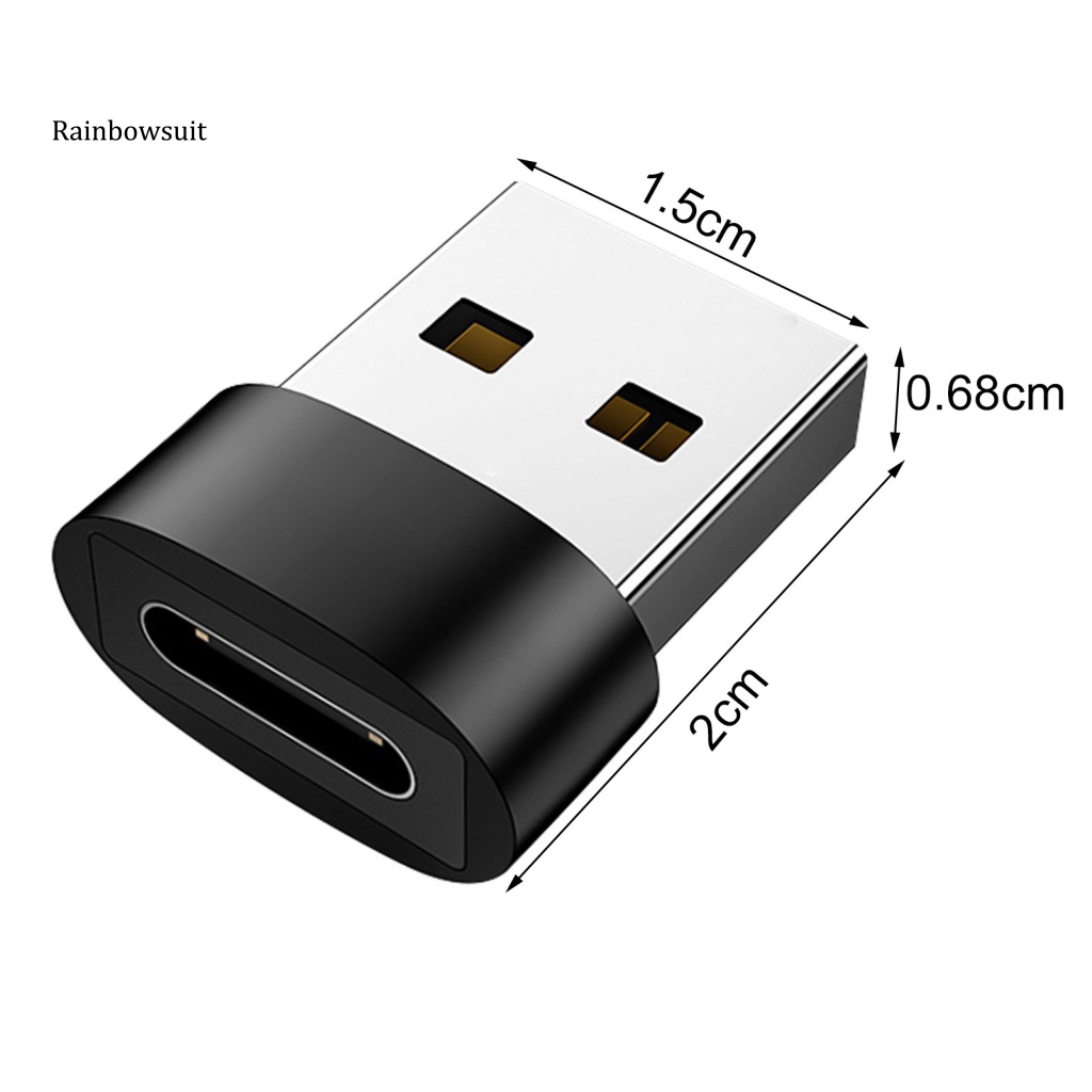 Đầu Chuyển Đổi Cổng Type-c Sang USB 20 Bằng Hợp Kim Nhôm Chuyên Dụng Cho Điện Thoại Di Động