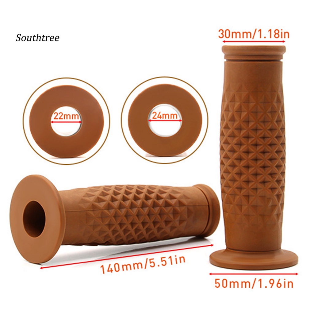 1 Cặp Tay Nắm Xe Máy 22mm Phong Cách Retro