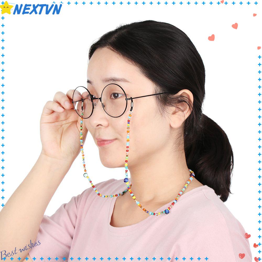 NEXTVN Dây Chuỗi Hạt Nhiều Màu Sắc Đeo Mắt Kính Thời Trang