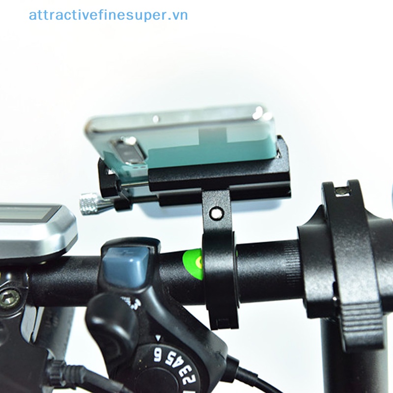 1 Giá Đỡ Điện Thoại Gắn Tay Lái Xe Đạp Chất Liệu Hợp Kim Nhôm