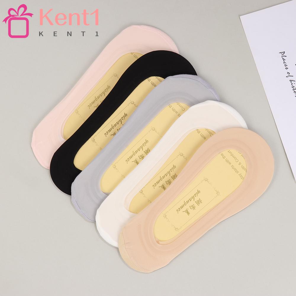 KENT1 Tất Thuyền Silicone Siêu Mỏng Cổ Thấp Chống Trượt