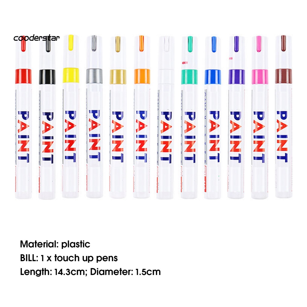Bút Vẽ Lốp Xe Hơi Chống Nước Không Phai Màu Sắc Giàu Có Độ Che Phủ Cao