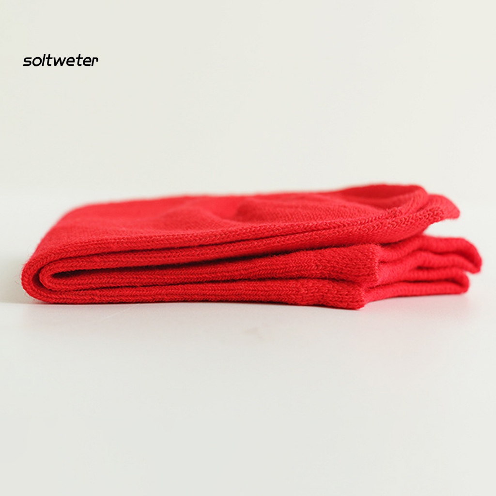 1 Đôi Tất Chân Thoáng Khí Màu Đỏ Trang Trí Hình Động Vật Cho Nam Và Nữ