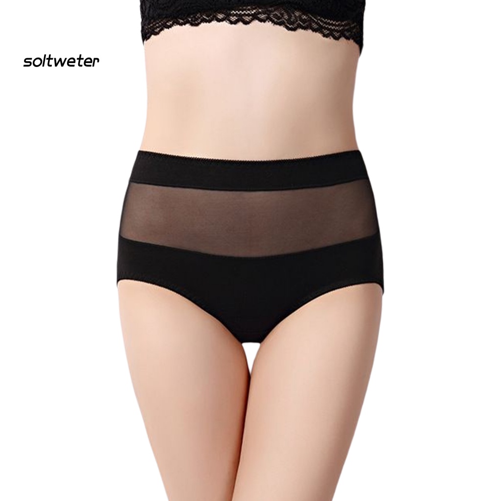 Quần Lót Lưới Xuyên Thấu Thoáng Khí Giúp Bụng Và Kiểm Soát Bụng Cho Nữ
