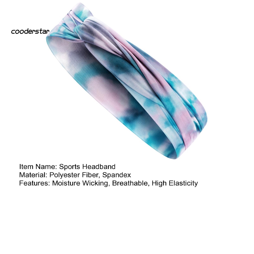 Băng Đô Nhuộm Tóc Thể Thao Thấm Hút Mồ Hôi Nhanh Khô Thoáng Khí Cho Nam Và Nữ