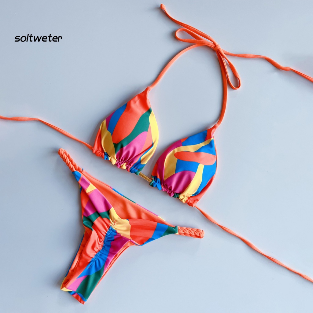 1 Bộ Đồ Bơi Bikini Có Mút Nâng Ngực In Họa Tiết Da Báo Thời Trang Quyến Rũ Cho Nữ