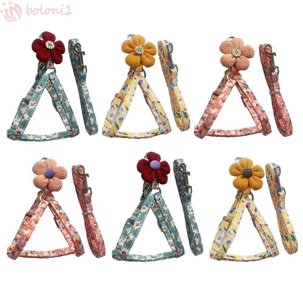 [COD] Vòng Cổ Chống Thất Lạc Đính Hoa Dành Cho Thú Cưng