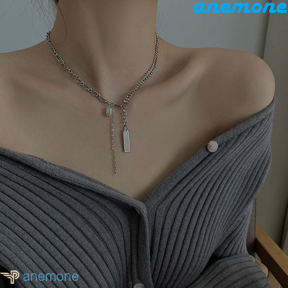 ANEMONE Vòng cổ Đính Đá Phong Cách Gothic Thời Trang Cho Nữ