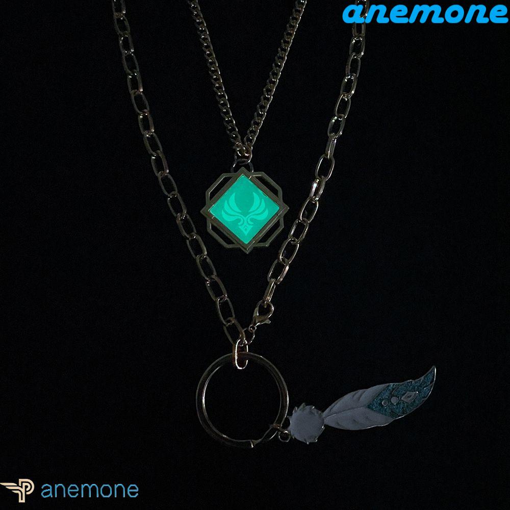 ANEMONE Vòng cổ Bằng Thép Không Gỉ Dày Phong Cách Hàn Quốc Cho Nam