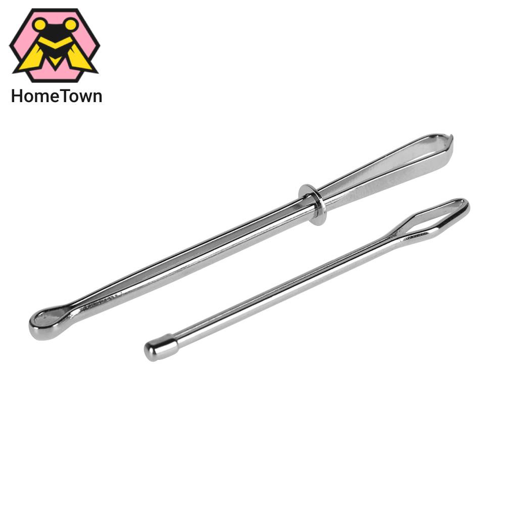 Set 2 Kẹp Thắt Lưng Co Giãn Bằng Thép Không Gỉ Dùng Cho Bện Dây DIY