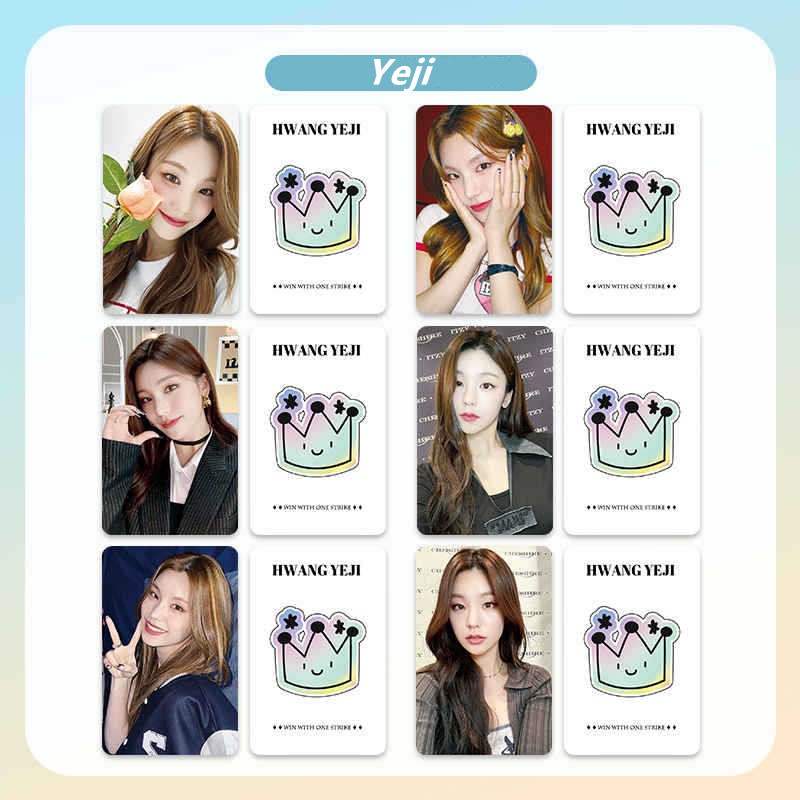 Set 6 Tấm Ảnh Lomo Card ITZY COMEBACK Của Ca Sĩ Yua LIA Ryuk CHAERYOUNG YEJI