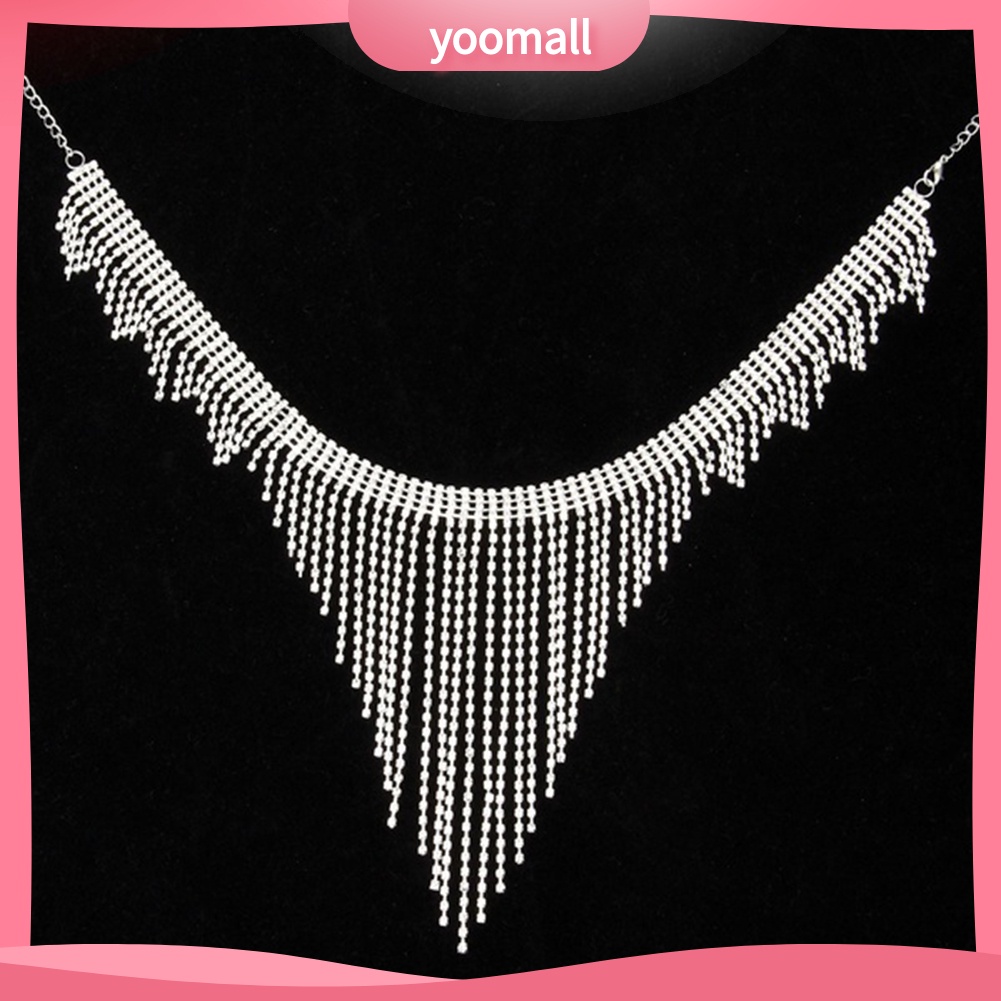 Dây Đeo Hông Đính Đá Tua Rua Thời Trang Đi Biển Mùa Hè Cho Nữ