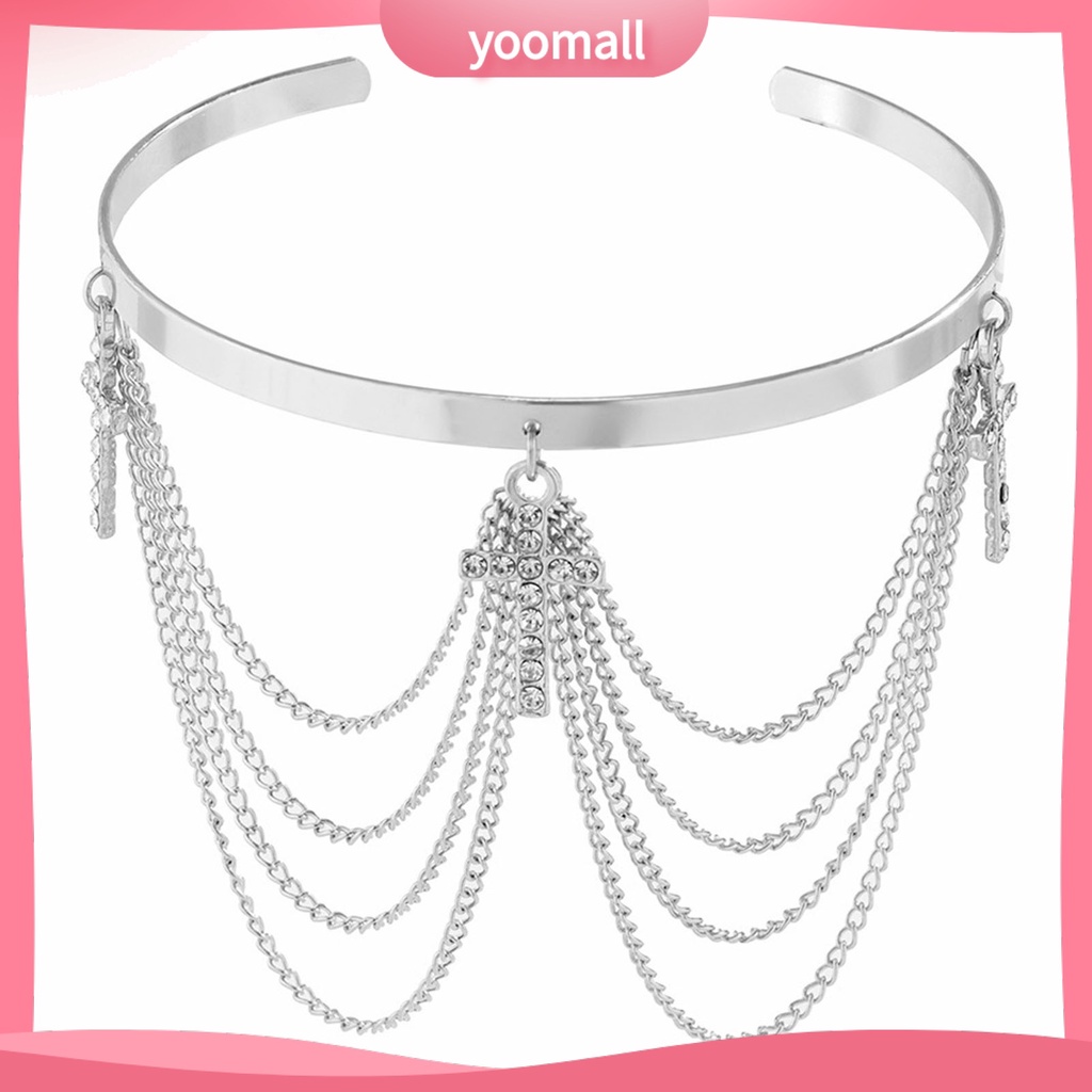 Vòng Đeo Cánh Tay Mặt Thánh Giá Đính Đá Có Thể Điều Chỉnh Phong Cách Vintage Dành Cho Nữ