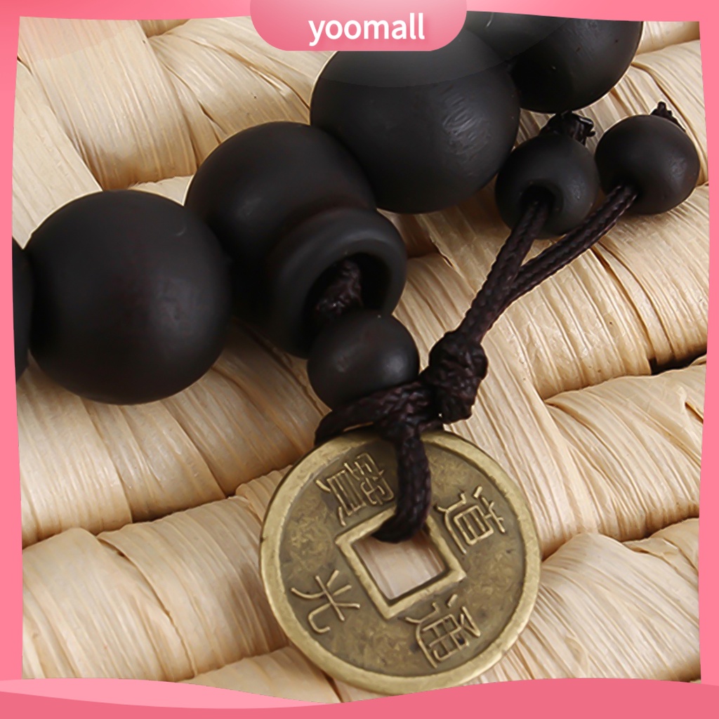 Vòng Tay Chuỗi Hạt Gỗ Phong Cách Vintage Cho Nam Và Nữ