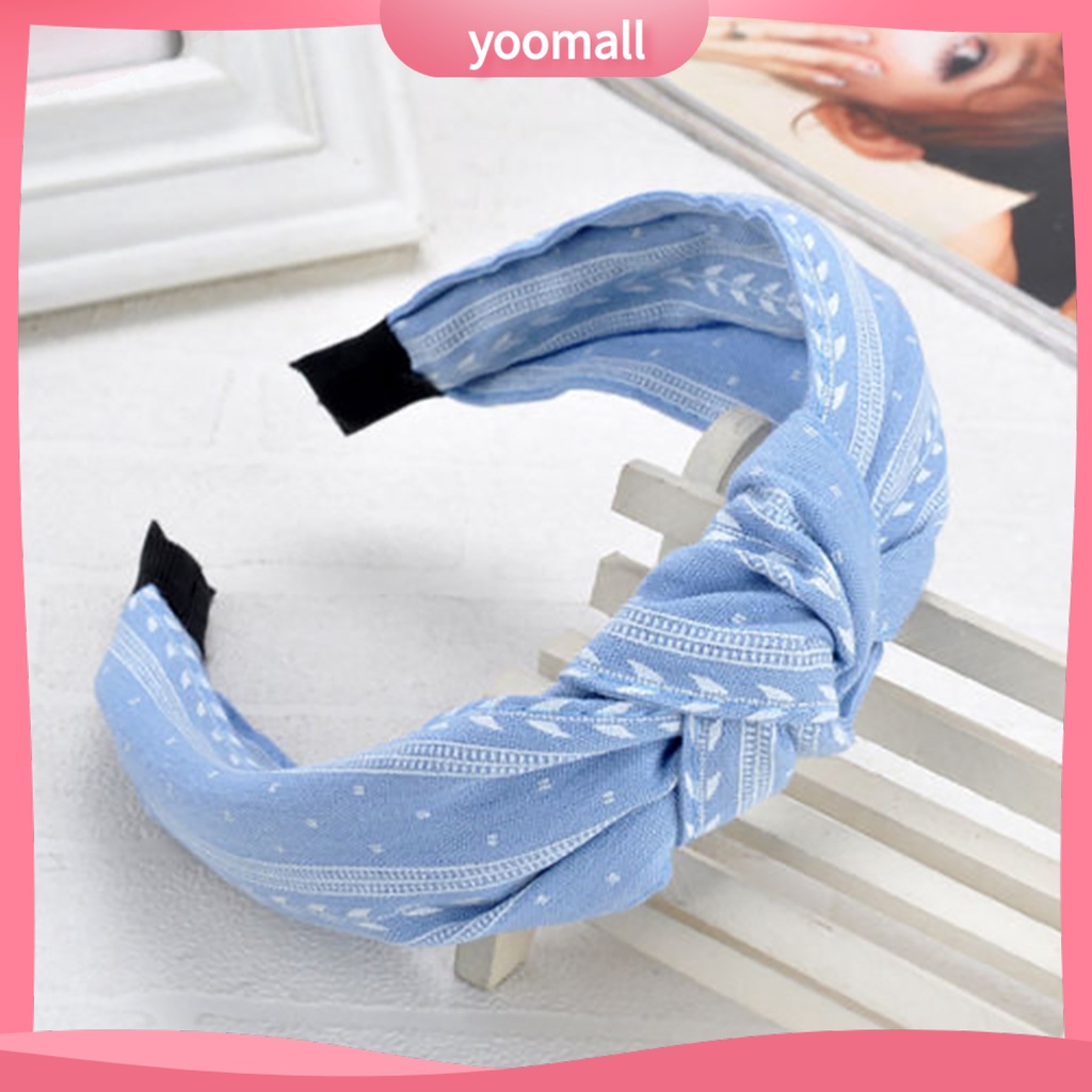 Băng Đô Thắt Nút Chéo Bằng Vải Thoải Mái Quyến Rũ Mặc Hàng Ngày Cho Cuộc Sống Hàng Ngày