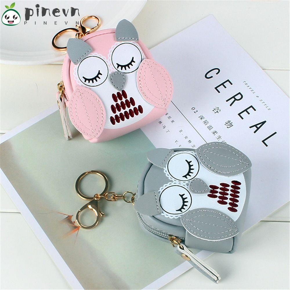 PINEVN Ví Da PU Đựng Chìa Khóa Thời Trang Cho Nữ