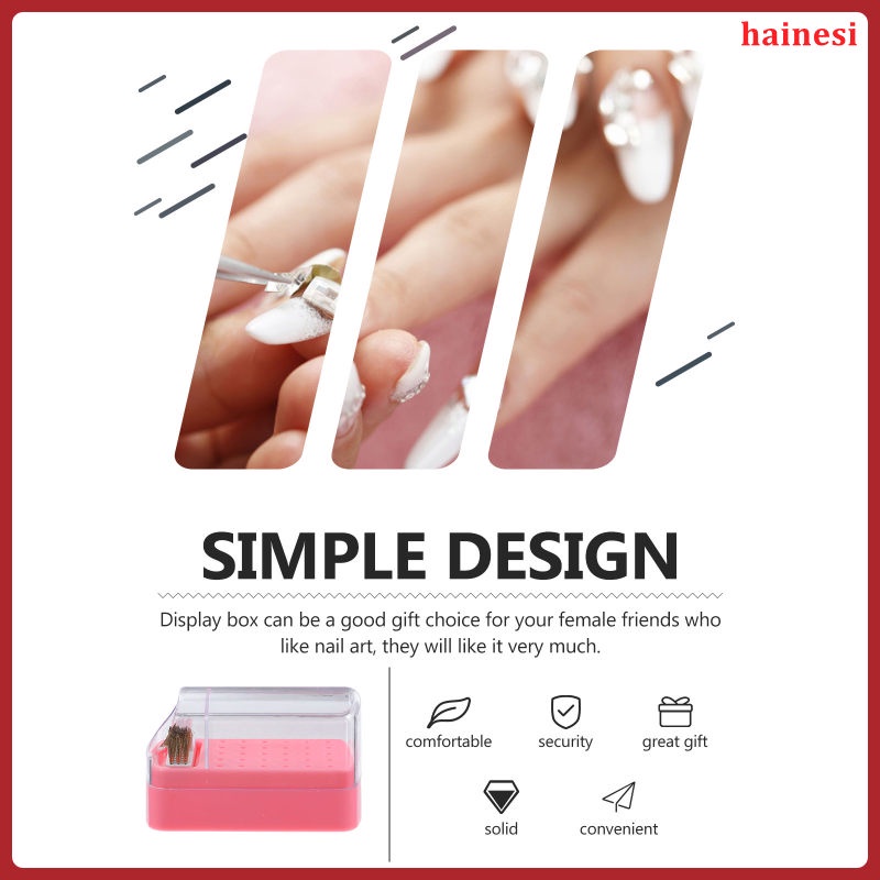 Hộp Đựng Phụ Kiện Trang Trí Móng Tay Bằng Acrylic Chuyên Nghiệp