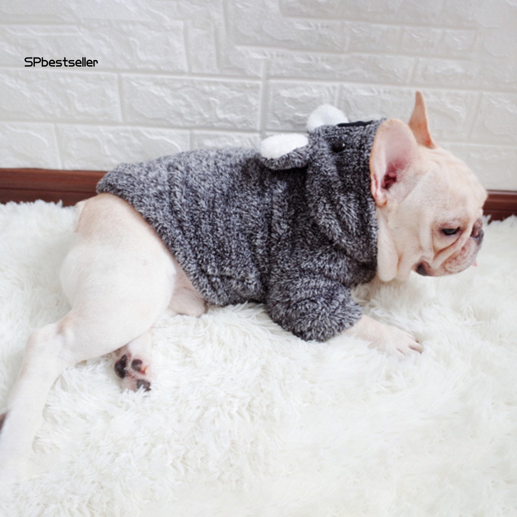 Áo Khoác Giữ Ấm Hai Chân Dày Dặn Dành Cho Thú Cưng