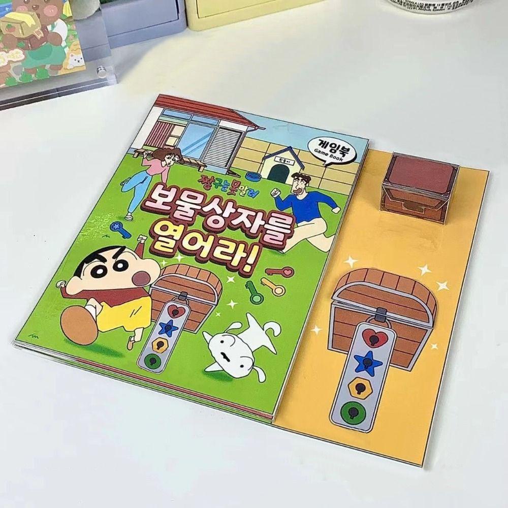 ANEMONE Sách Giấy Dán Hoạt Hình Kuromi Maruko-chan Vui Nhộn Cho Bé