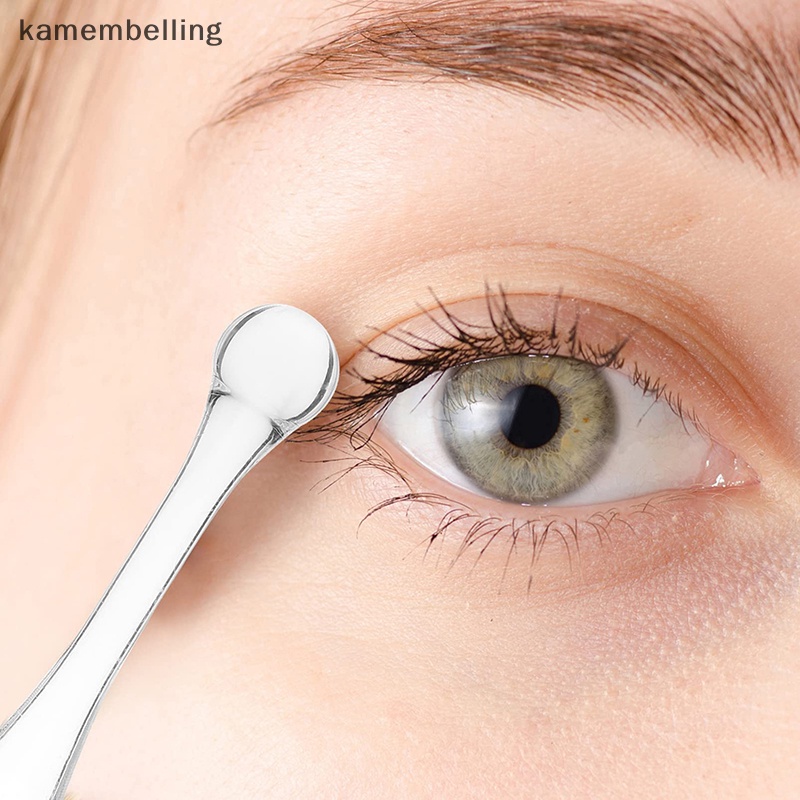 Kamembelling Set 5 Muỗng Nhựa Acrylic Dùng Để Quét Mặt Nạ Mắt Chống Nếp Nhăn Tiện Dụng