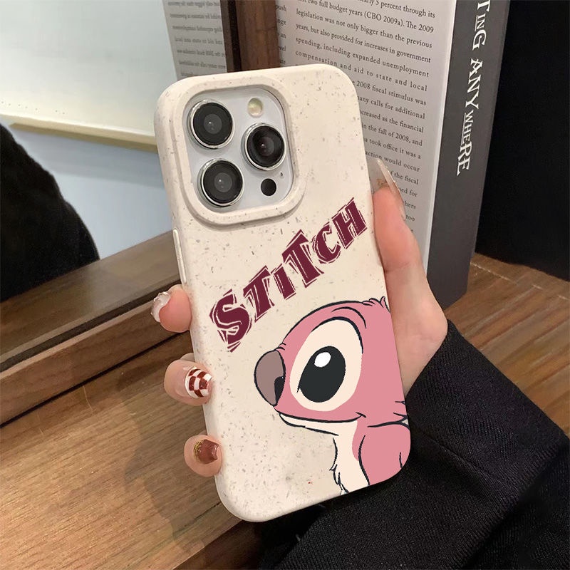 Ốp Điện Thoại Dẻo Họa Tiết Hoạt Hình Stitch Dễ Thương Chống Sốc Cho Apple 13 11 7 plus 8max14pro iPhone12 JDZ4