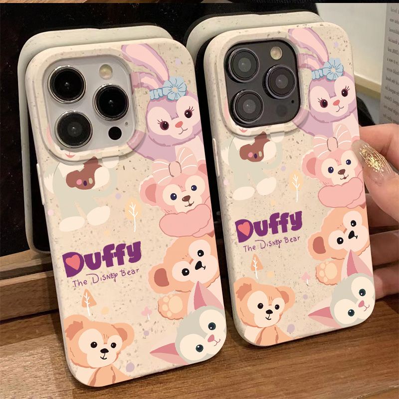 Ốp Điện Thoại Dẻo Họa Tiết Gia Đình Duffy Dễ Thương Chống Sốc Cho iPhone12137ins 14pro 8p11 A263