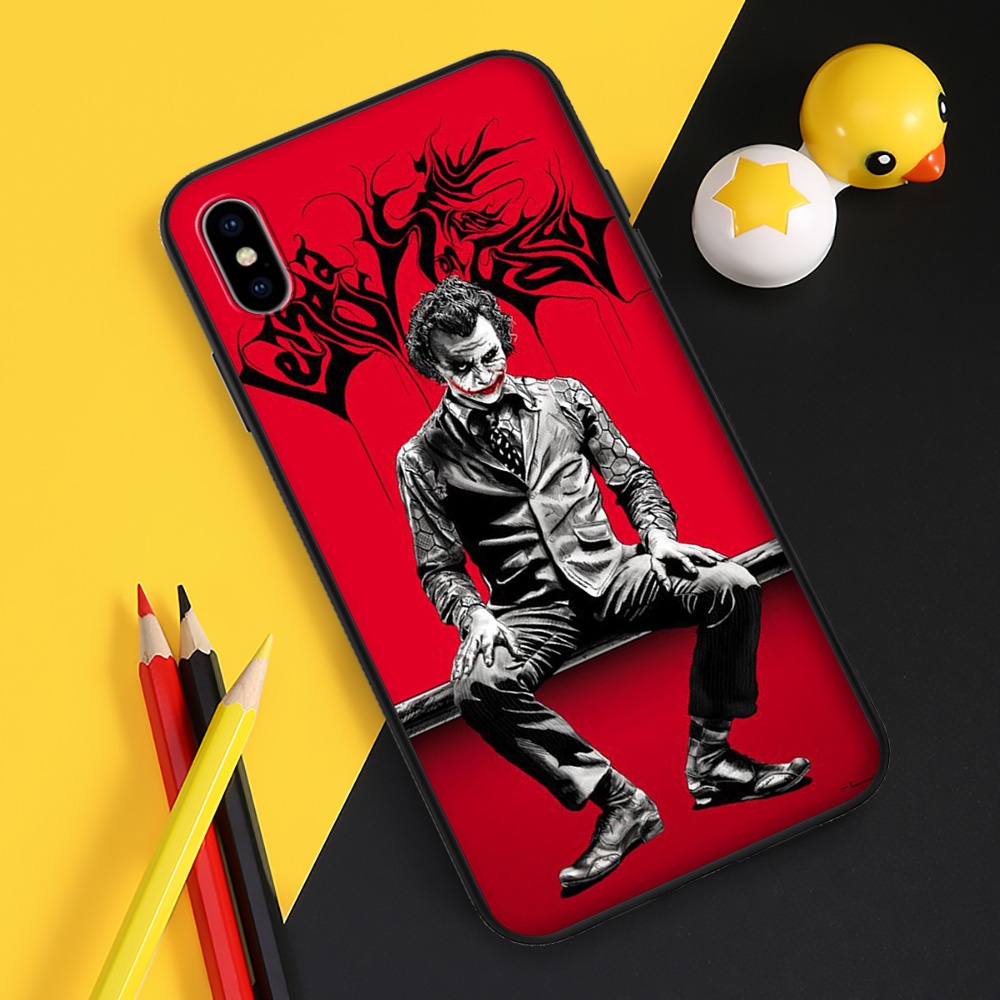 Ốp Điện Thoại Silicon Mềm Hình Joker EG62 Cho iPhone 13 Pro Mini XS Max
