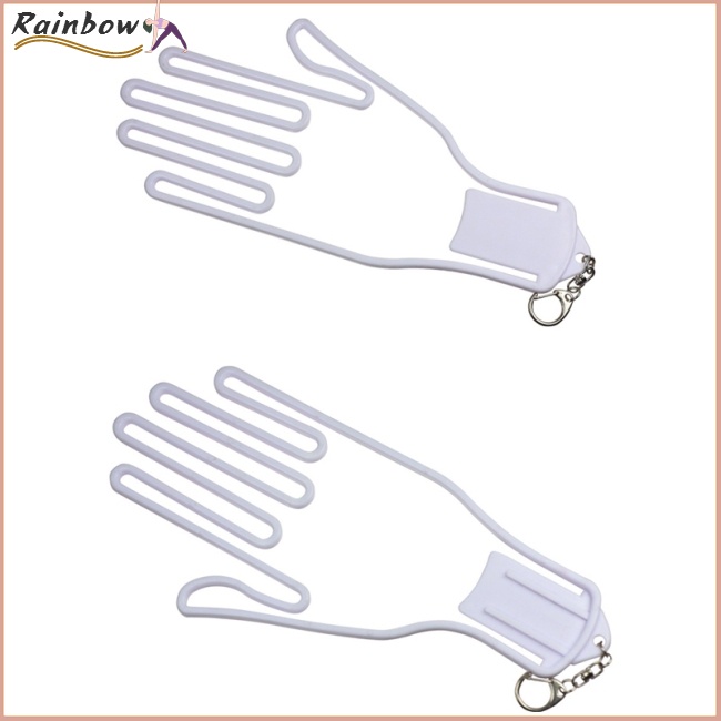 Set 4 Giá Đỡ Găng Tay Chơi Golf Bằng Nhựa Kèm Móc Khóa Tiện Lợi