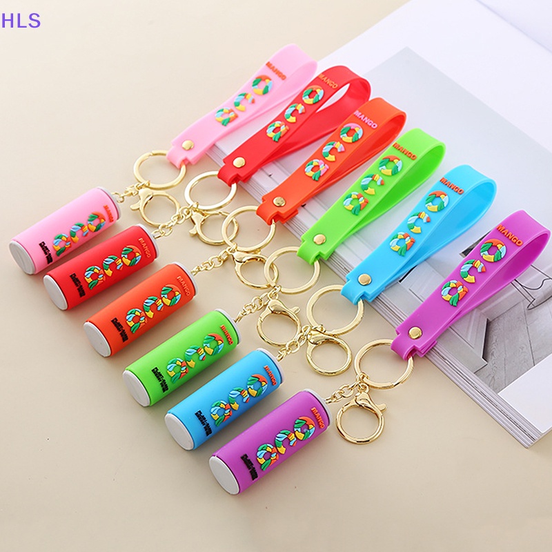 Móc Khóa Hình Bình Nước 3D Bằng Cao Su Mềm Sáng Tạo