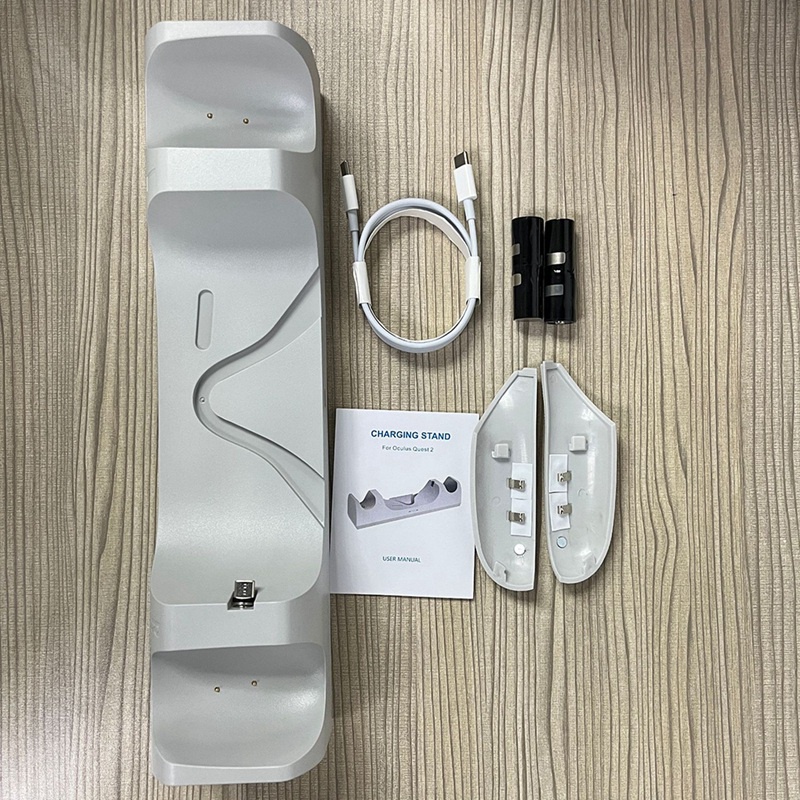 Đế Sạc Đứng Tay Cầm Trái Phải Với Màn Hình LED Thay Thế Cho Kính Thực Tế Ảo Oculus Quest