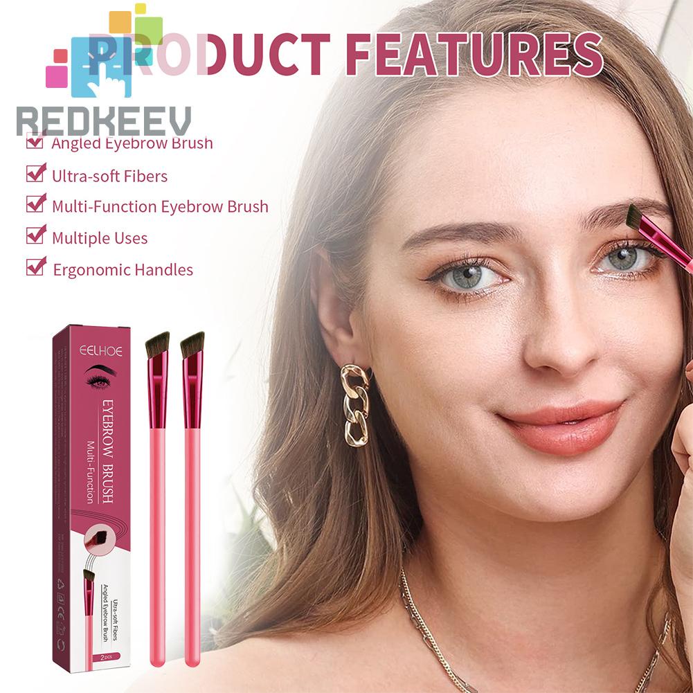 Set 2 Cọ Trang Điểm Lông Mày Chuyên Nghiệp