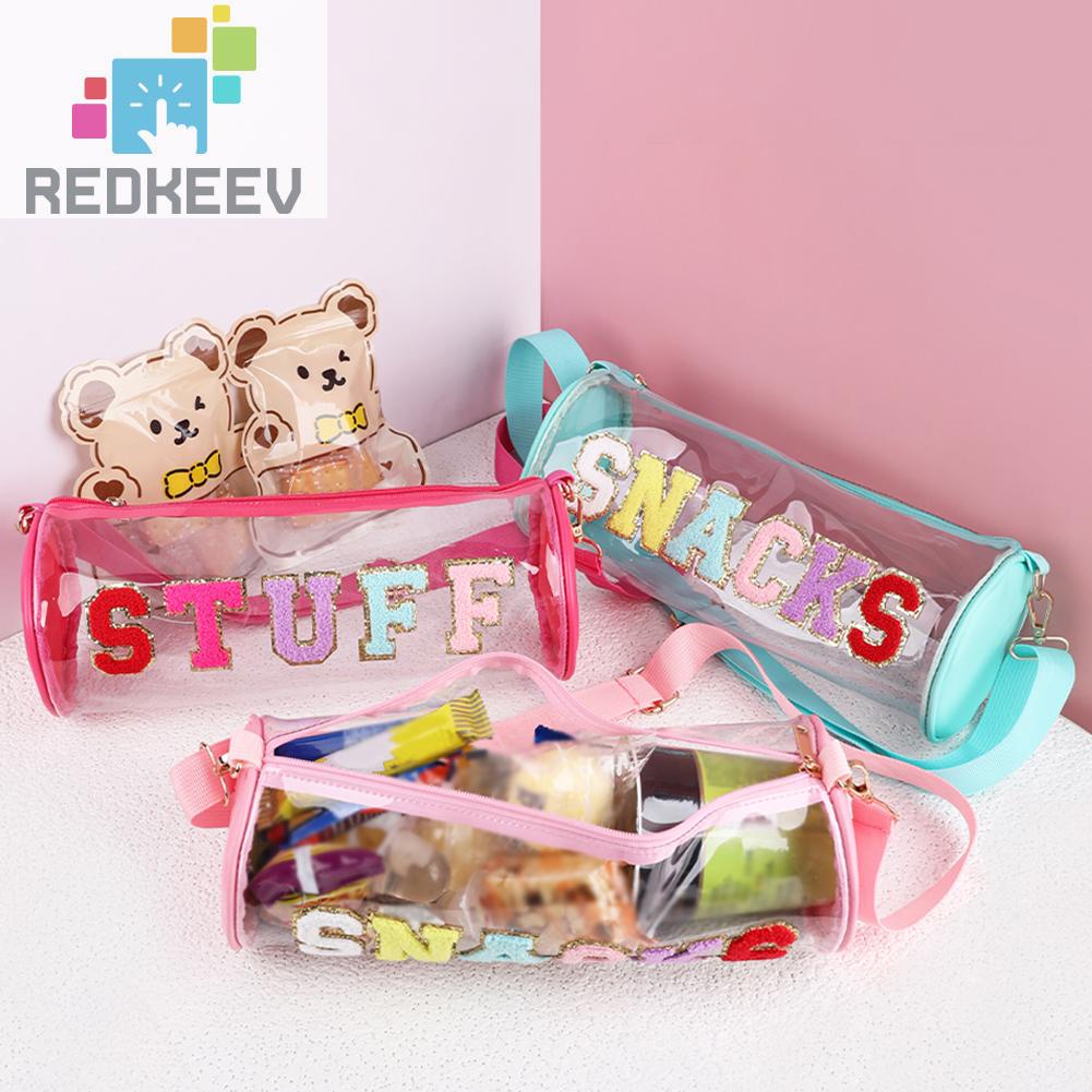 Túi Đựng Đồ Trang Điểm Đính Kim Sa Lấp Lánh Trong Suốt Phong Cách Đại Học Cho Nữ