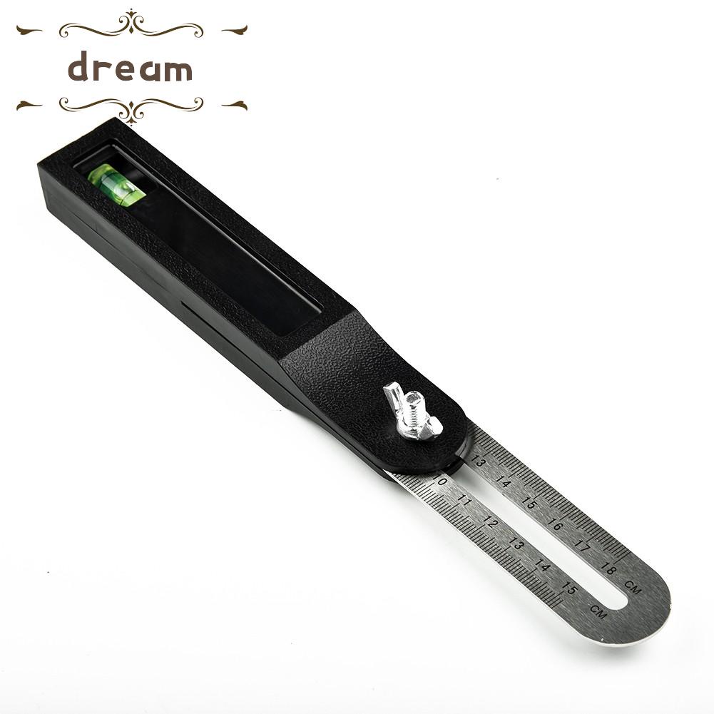 【DREAMLIFE】Angle Ruler Bevel Sliding Carpenters Gauge Angle Finder Wood Marking Tool