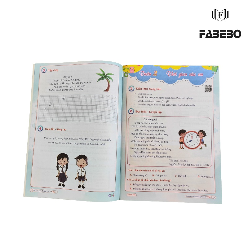 Sách - Combo Bài Tập Tuần Toán và Tiếng Việt Lớp 2 - Cánh Diều - Tập 1